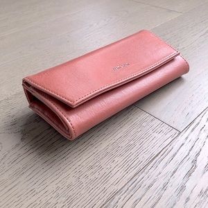 LAST CALL Matt Nat Wallet Vintage Pink faux Leathe